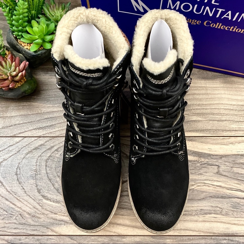 NIB White Mountain Theo Faux Shearling Lined Boot - Picture 2 of 14